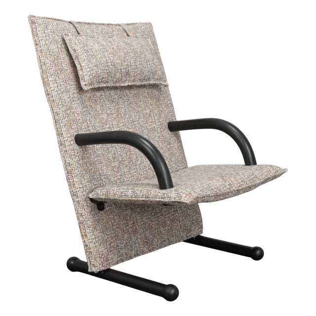 T-Line Lounge Chair by Burkhard Vogtherr for Arflex, 1980s For Sale