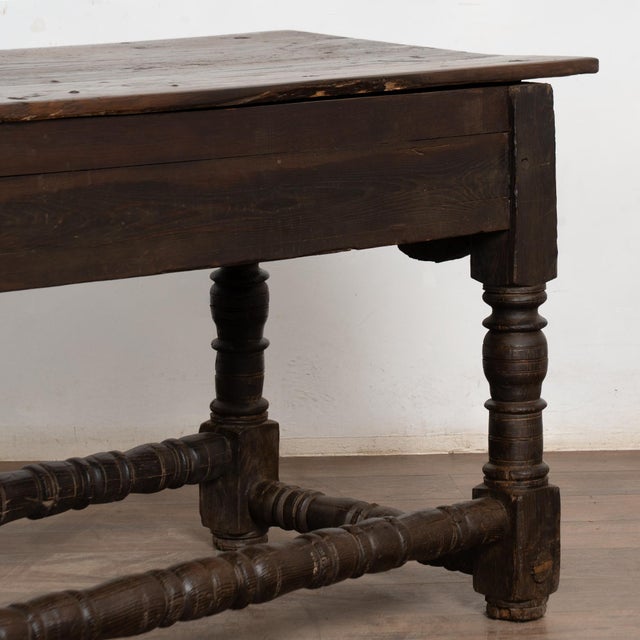 17th Century Console Table With Two Carved Drawers, Portugal For Sale - Image 10 of 18