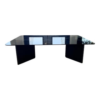 Vintage Ikea Modular Smoked Glass Coffee Table – Convertible 3-Piece Set – Made in SwedenLi For Sale