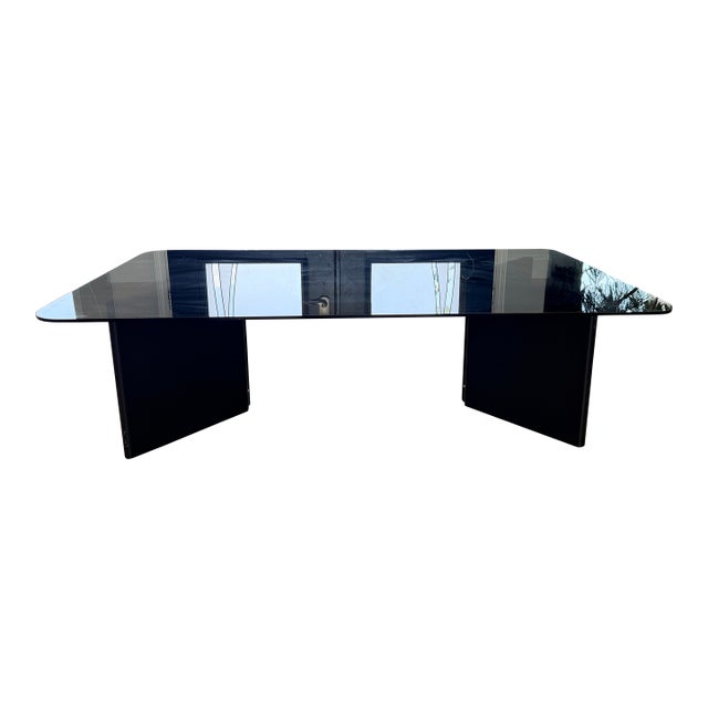 Vintage Ikea Modular Smoked Glass Coffee Table – Convertible 3-Piece Set – Made in SwedenLi For Sale