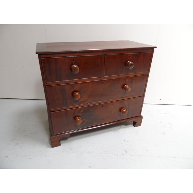 Antique Mahogany Chest of Drawers For Sale - Image 4 of 12