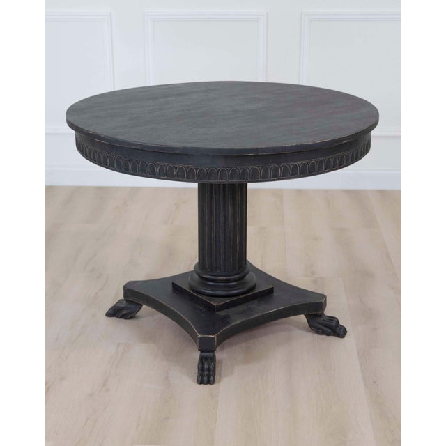 Mid 20th Century Mid 20th Century Swedish Empire Style Center Table For Sale - Image 5 of 9