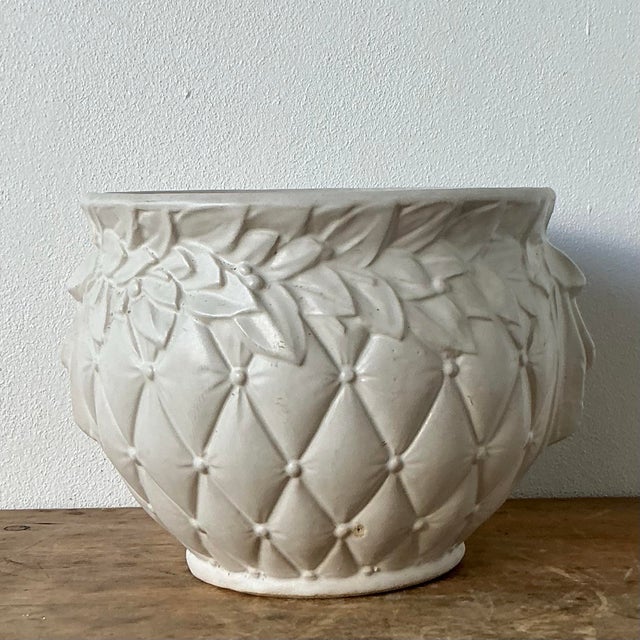 Vintage Boho McCoy Laurel Leaf Cache Pot For Sale - Image 10 of 12