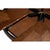 Transitional Round Dining Table, Medium - Warm Brown Oak With Faceted Pedestal Base For Sale - Image 9 of 11