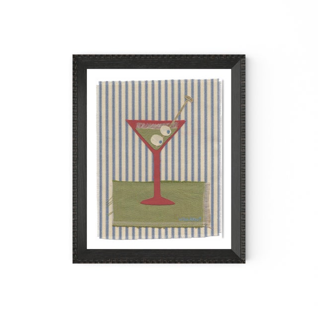 Not Yet Made - Made To Order Honey the Martini by Willa Heart in Brimfield Black Frame, Mini Art Print For Sale - Image 5 of 5