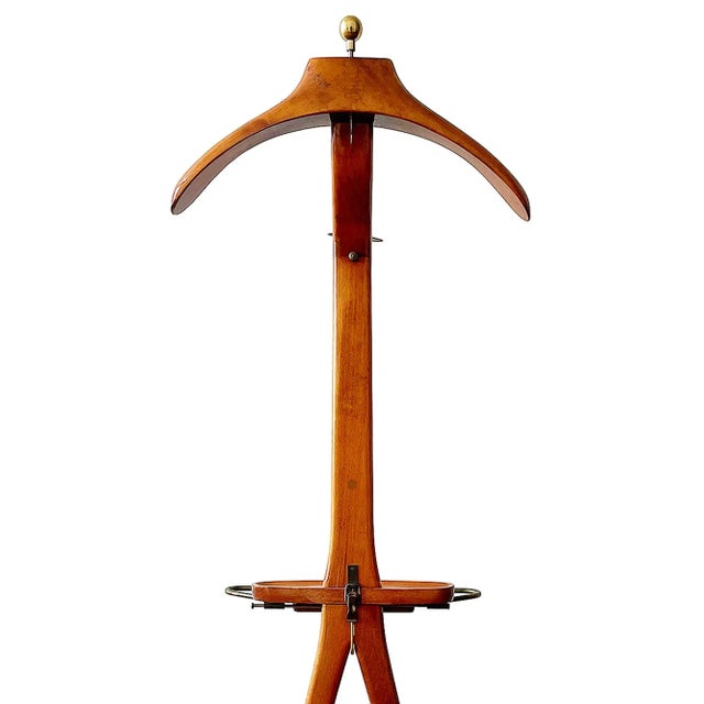 Wood Italian Mid Century Valet - Fratelli Reguitti Ico Parisi For Sale - Image 7 of 8
