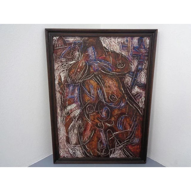 Uljnov, Movement, 1995, Oil on Canvas For Sale - Image 6 of 16