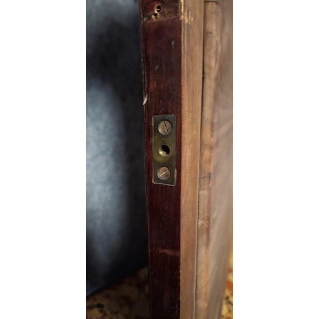 19th Century Napoleon III Carved Mahogany Mirror For Sale - Image 5 of 7