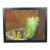 Mae Alice Engron (American, 1933-2007) Still Life Celery and Pears, Oil on Canvas Collage For Sale