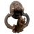 Figurative Solid Bronze Sculptural Brass Horse Head Door Knocker For Sale - Image 3 of 10