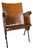 Vintage Beech Cinema Chair, 1950s For Sale