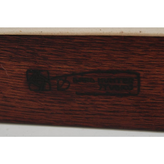 Dard Hunter Mission Oak Framed Motawi Tiles For Sale - Image 14 of 14