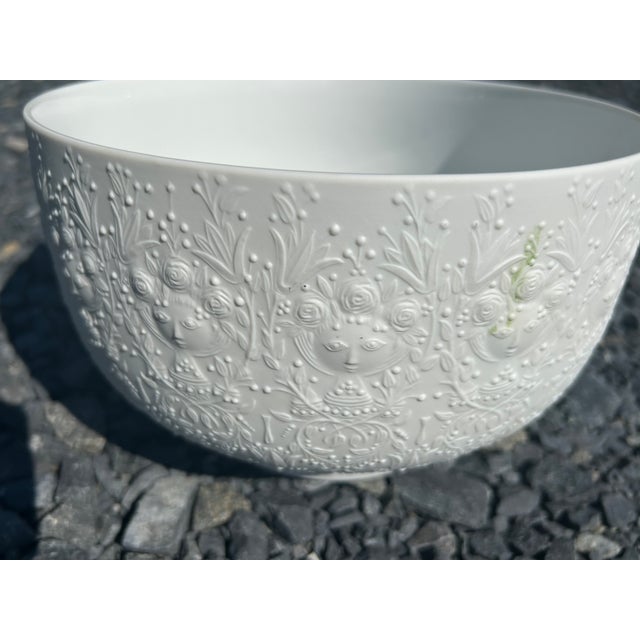 Modern Rosenthal Studio Line Bjorn Wiinblad Bowl With Faces For Sale - Image 3 of 8