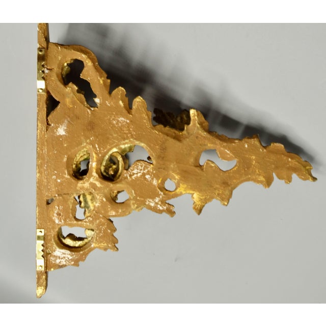 Large Italian Gilt Wall Bracket For Sale - Image 9 of 9