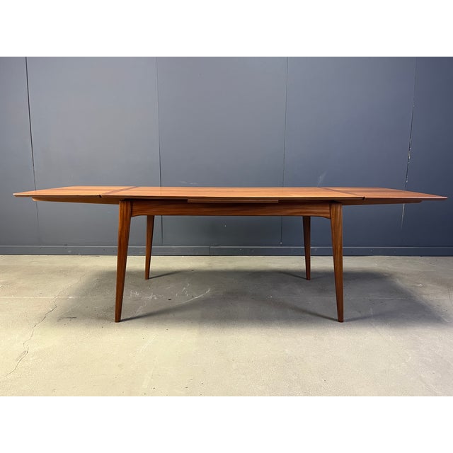 Mid-Century Modern Dining Set by Louis Van Teeffelen for Wébé, 1960s, Set of 7 For Sale - Image 17 of 18
