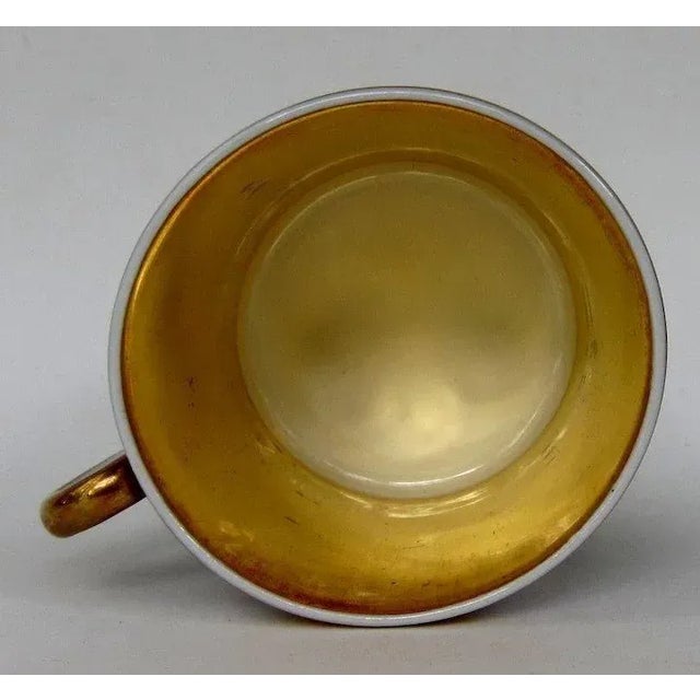 19th Century French Empire Porcelain Coffee Cup For Sale - Image 9 of 10