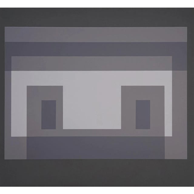 "Variant" serigraph by Josef Albers from the monumental "Formulation : Articulation" published by Harry N. Abrams and...
