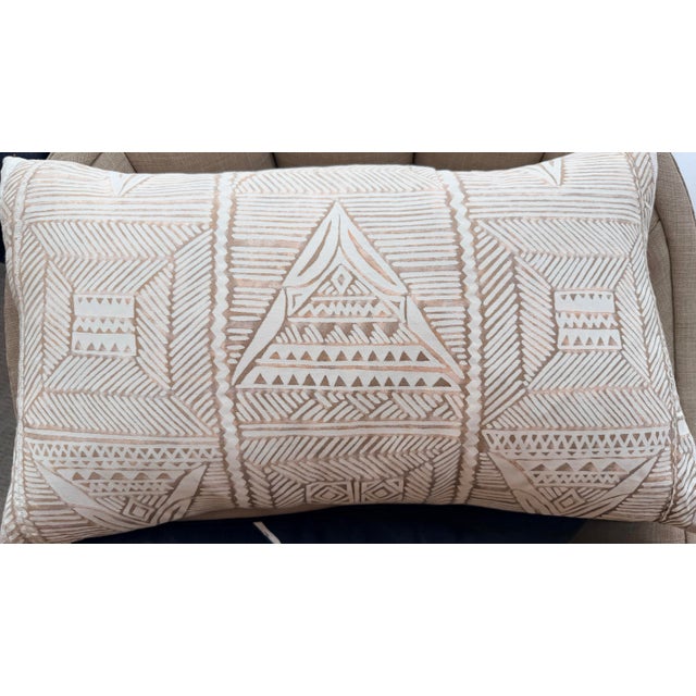 Pair of Vintage Fortuny Mayan Pillows For Sale In Tulsa - Image 6 of 6