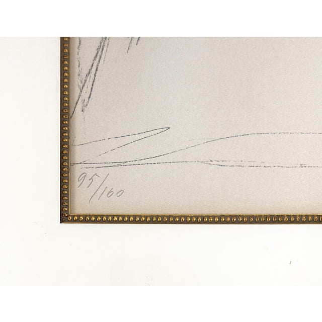 Contemporary Alberto Giacometti, Nu Assis (Lust 53), Rare Hand Signed Lithograph, 1965 For Sale - Image 3 of 4