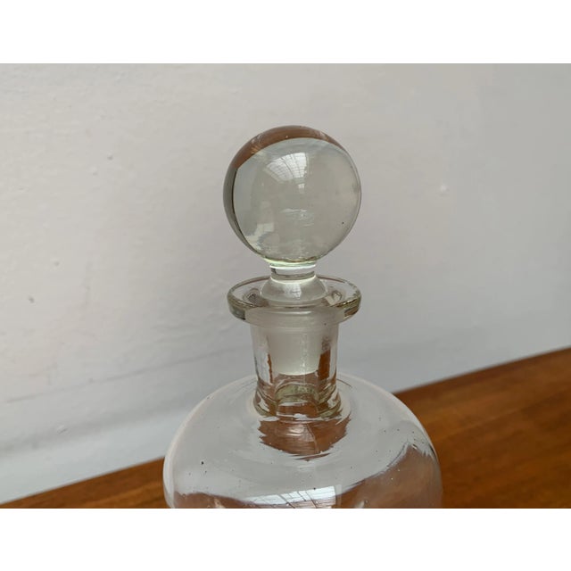 Large Vintage Danish Glass Kluk Kluk Bottle from Holmegaard, 1970s For Sale - Image 6 of 11
