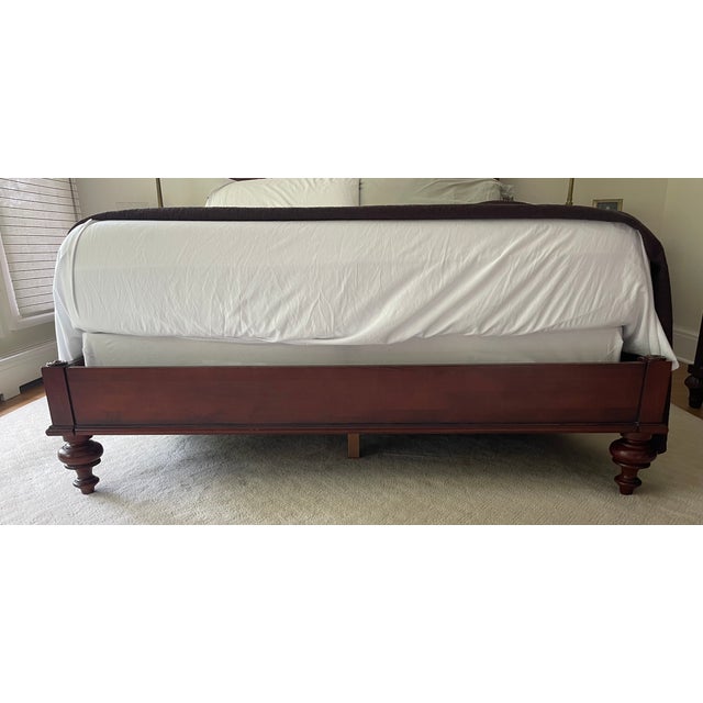 1990s Ethan Allen Queen Bed Formerly British Classics/Caymen Collection Now Called Kingston For Sale - Image 17 of 18