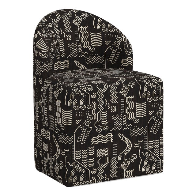 Corrine Dining Chair in Lhasa Chocolate For Sale
