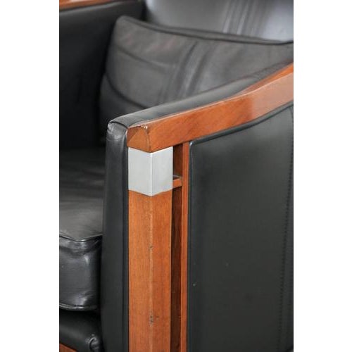 Art Deco Decoforma Series Armchairs in Black Leather from Schuitema, Set of 2 For Sale - Image 13 of 18