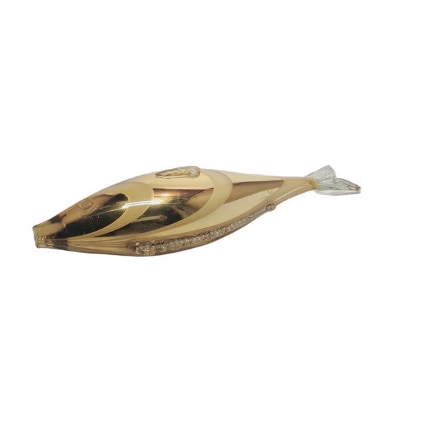 Fish Glass Figurine, Czechoslovakia, 1960s For Sale - Image 14 of 17