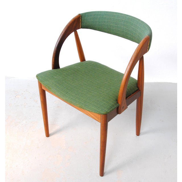 Brown Danish Chair attributed to Johannes Andersen for Uldum Møbelfabrik, Restored with Customizable Reupholstery, 1960s For Sale - Image 8 of 12