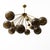 Galaxy Chandelier in Brass and Fumé Murano Glass, 2000 For Sale - Image 10 of 10