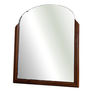 Large Art Deco Style Beveled Mirror, France, 1950s For Sale