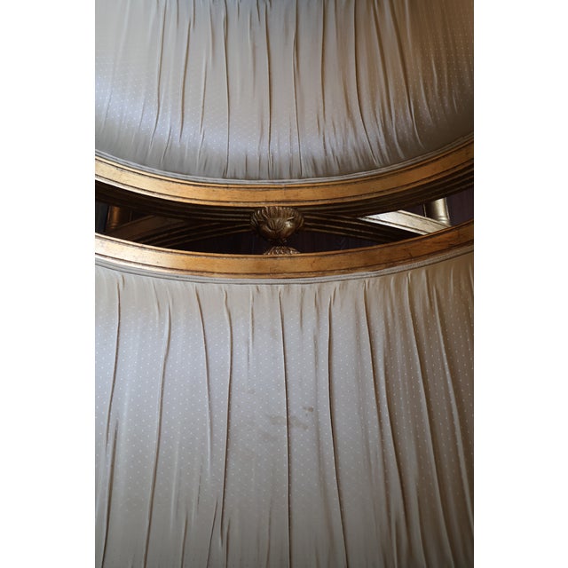 Henredon Custom Giltwood Lion-Mask Curule Benches - Pair For Sale - Image 16 of 18