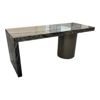 Contemporary Marble Desk From Bernhardt Design For Sale