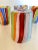 Glass Set of 6 Contemporary Multicolored Murano Style Glasses For Sale - Image 7 of 9