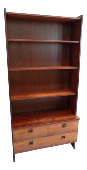 Mid-Century Modern Open Bookcase, 1950s