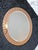 Gold Oval Rose Gold Bevelled Mirror from Cristal Art, 1960s For Sale - Image 8 of 9