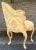 1970s Italian Carved & Cerused Pine French Louis XV Style Barrel Tub Chairs - Pair For Sale - Image 5 of 16