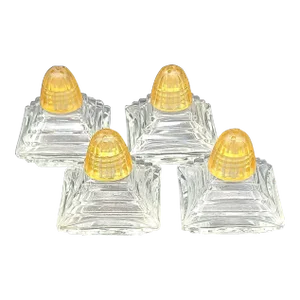 1930's Art Deco Individual Salt Shakers - Set of Four