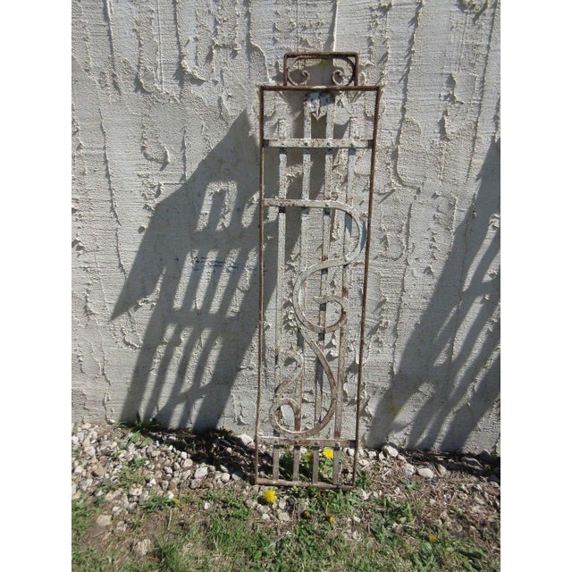 Wonderful piece of Architecture. Heavy, tight and sturdy... piece does show signs of age related wear including rust,...