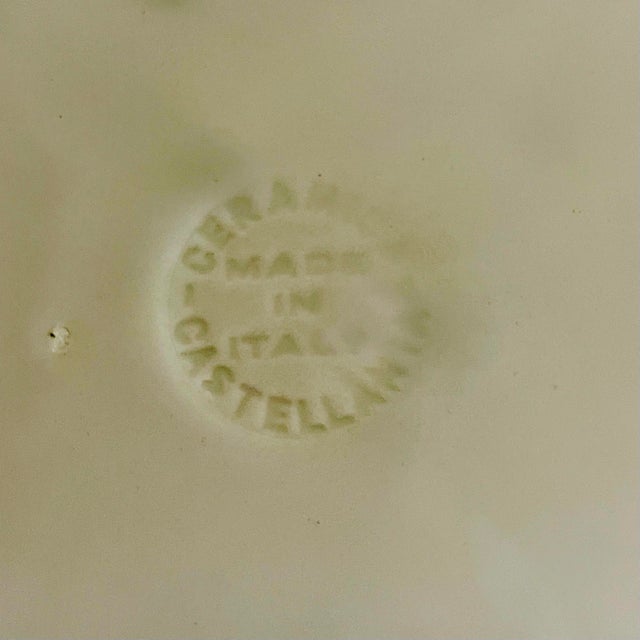 Mid 20th Century Rainbow Stripe Italian Serving Bowl For Sale - Image 9 of 11