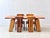 Sapporo Dining Table and Chairs in Walnut by Mario Marenco for Mobilgirgi, Italy, 1970s, Set of 5 For Sale - Image 5 of 16