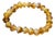 1930s Czech (Bohemian/Jablonex) Swirled Slag Glass Bracelet For Sale