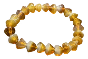 MCM Jewelry by Czech (Bohemian/Jablonex) Glass Makers, Slag Glass Bracelet