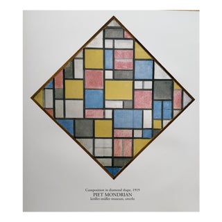 Piet Mondrian, Composition in Diamond Shape, Print For Sale