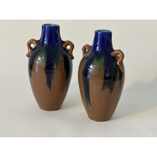 Ceramic Vases by Orchies, France, 1920s, Set of 2, in Flawless conditions. Designed 1920 to 1949