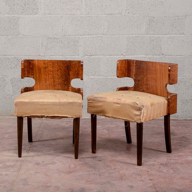 Art Deco Armchairs, Italy, 1920s, Set of 2 For Sale - Image 16 of 18