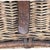 Metal German Wicker Provisions Case with Leather Straps For Sale - Image 7 of 10