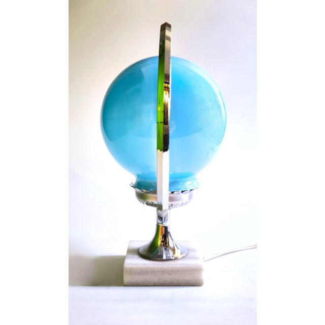 1960s Vintage Art Deco/Space Age Lamp For Sale - Image 5 of 13