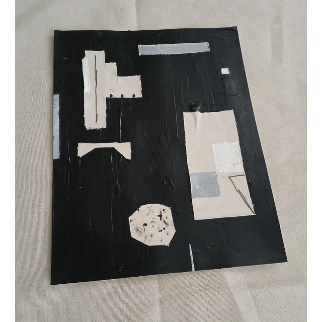 Original abstract geometric painting created in 2025. It measures 14in x 11in. created with acrylic and mixed media. It is...