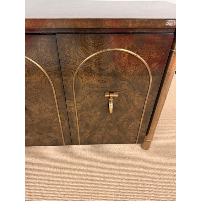 Floating Console Cabinet From Mastercraft, Cir 1970's For Sale - Image 9 of 11